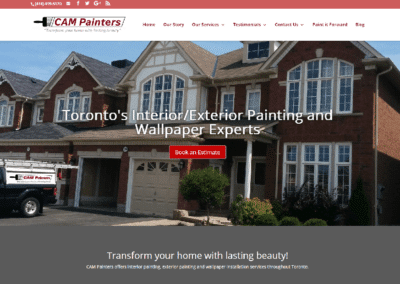 CAM Painters Website Design & Development