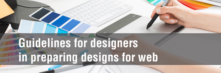 Preparing Designs for Web