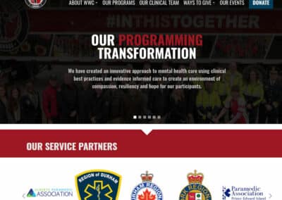 Wounded Warriors Canada Website Re-Design